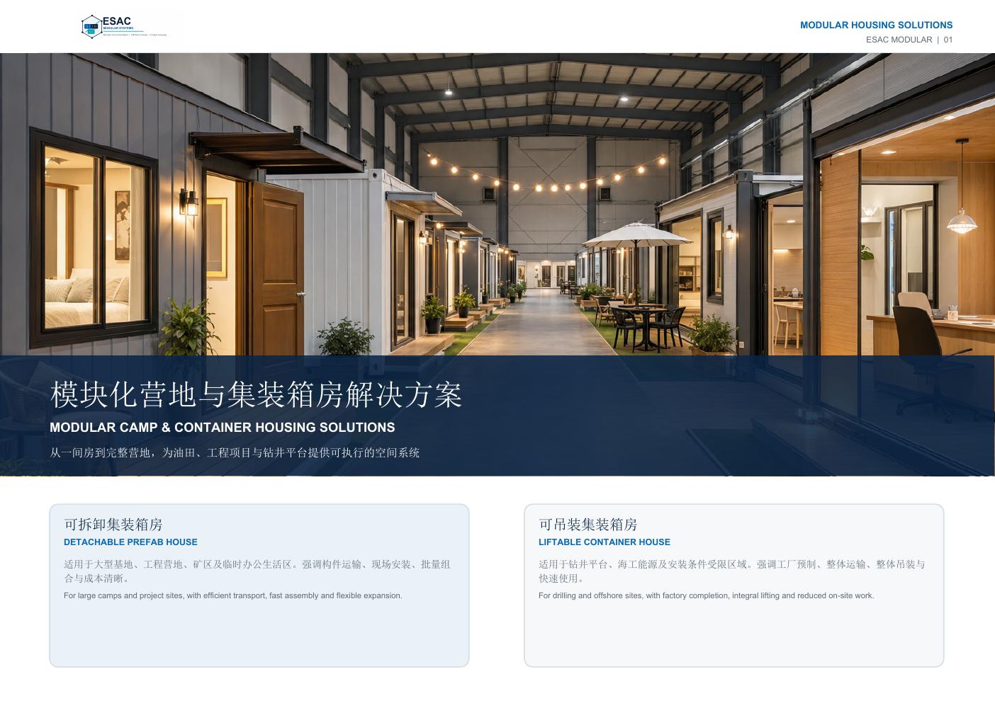 模块化房屋业务